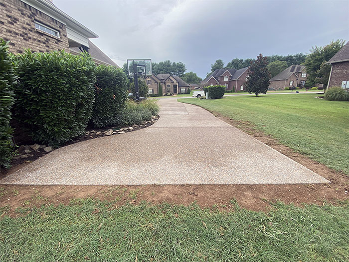 concrete driveway pic 1