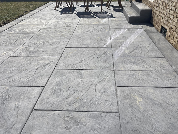 stamped concrete